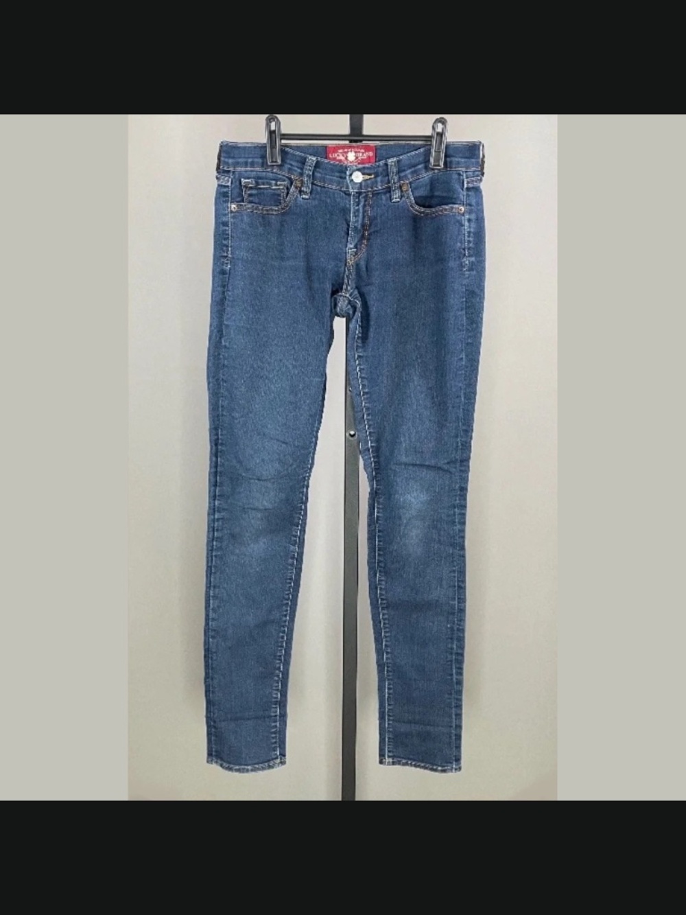 Lucky Brand Jeans Womens 4 27 blue denim Charlie skinny vintage boho indie
